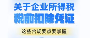 企業(yè)所得稅稅前扣除憑證合規(guī)指南-這些合規(guī)要點要掌握